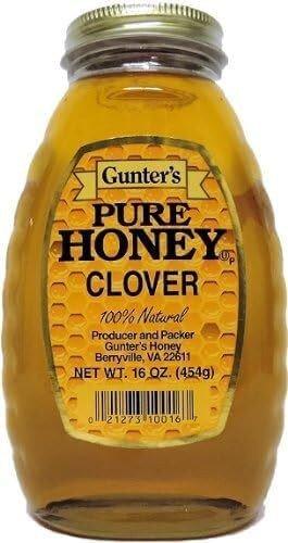 Gunter's Pure Clover Honey 16 Oz - Gunter's