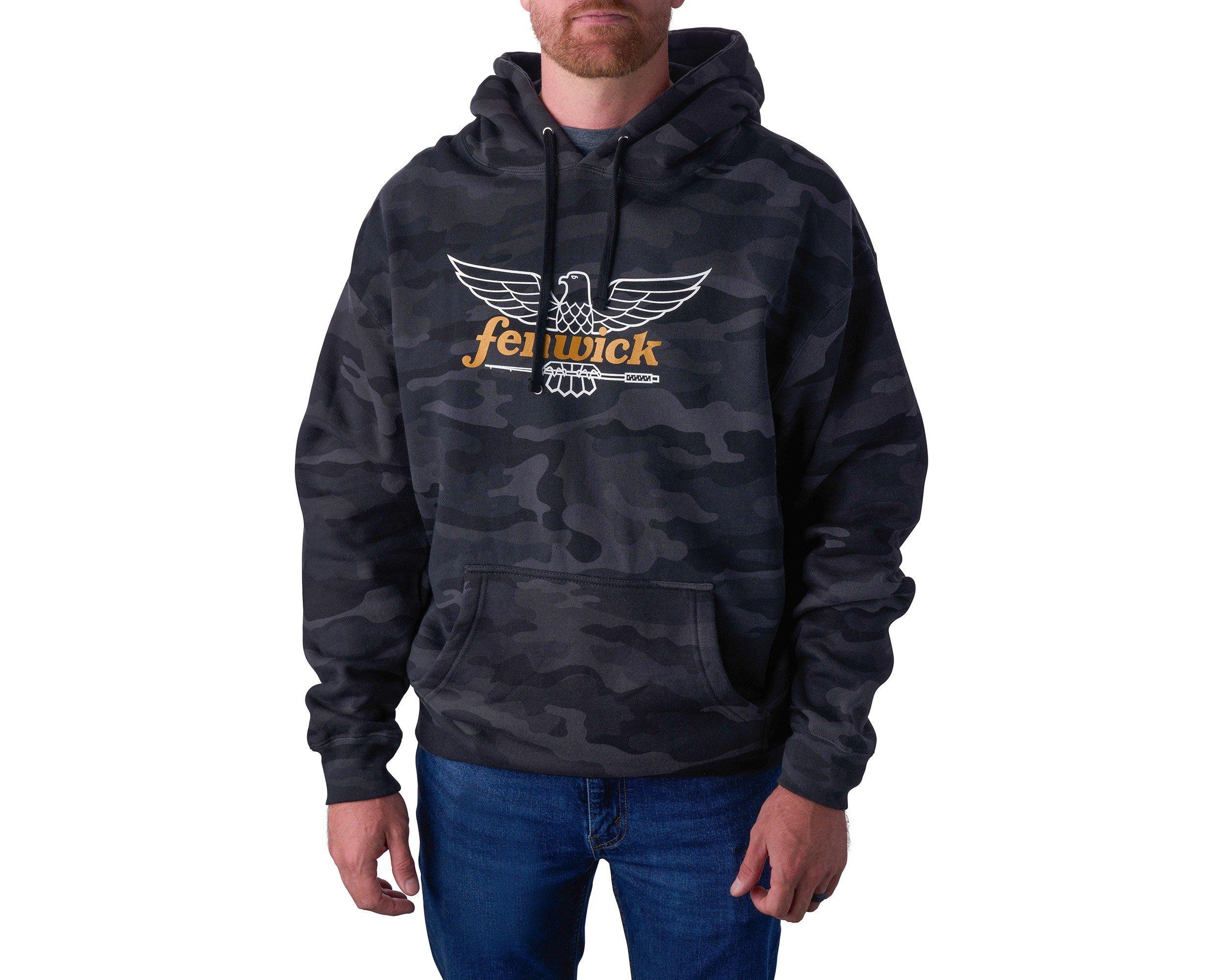 Men's Fenwick Logo Camo Fleece Hoodie - Fenwick
