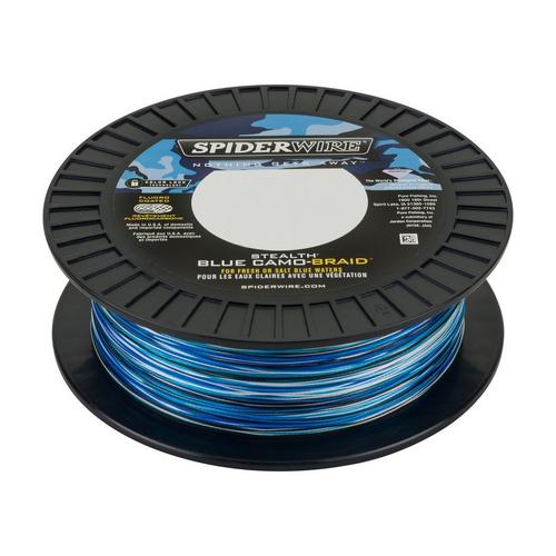 SpiderWire Stealth Blue Camo Bulk Spool - Primary Image