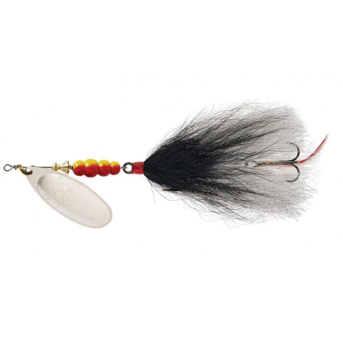 Silver/Black White - Mepps Aglia Tandem Pike