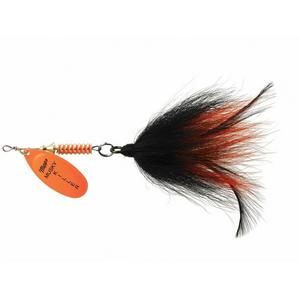 Hot Orange/Black Orange - Mepps Musky Killer Dressed Lure