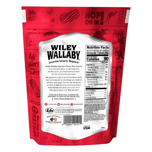 Wiley Wallaby Classic Red Licorice 7.05oz - Primary Image
