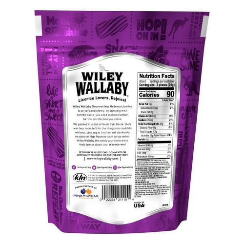 Wiley Wallaby Huckleberry Licorice 7.05oz - Primary Image