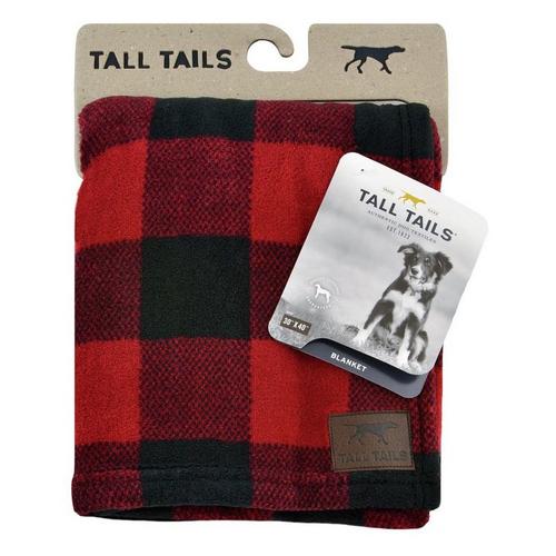 Tall Tails Hunter's Plaid Fleece Dog Blanket - Primary Image