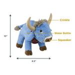 Tall Tails Crunch Blue Ox Dog Toy - Thumbnail 3 of 3