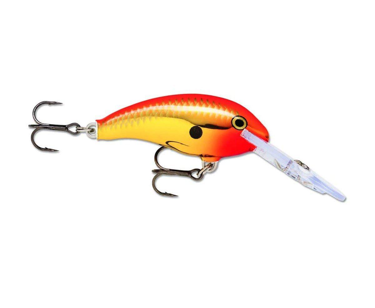 16496::Chrome Gold Fluorescent Red - Rapala Shad Dancer Crankbait