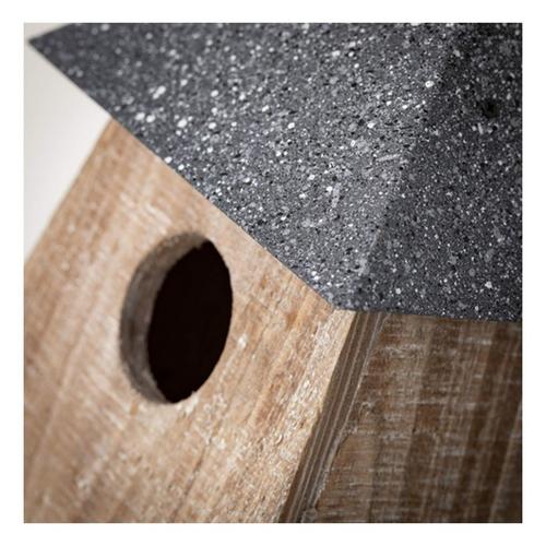 Sullivans Wood Gray Single Birdhouse - Primary Image