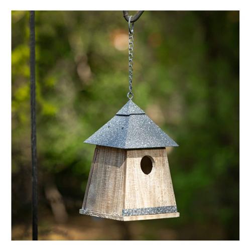 Sullivans Wood Gray Single Birdhouse - Primary Image