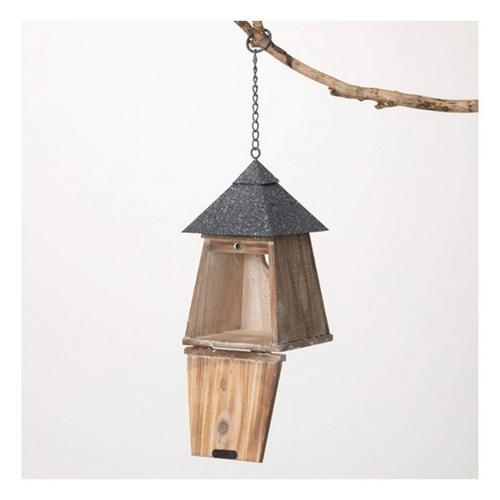 Sullivans Wood Gray Single Birdhouse - Primary Image