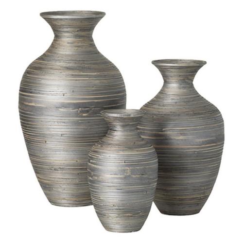 Sullivans Modern Grey Bamboo Vase (Sold Seperately) - Primary Image
