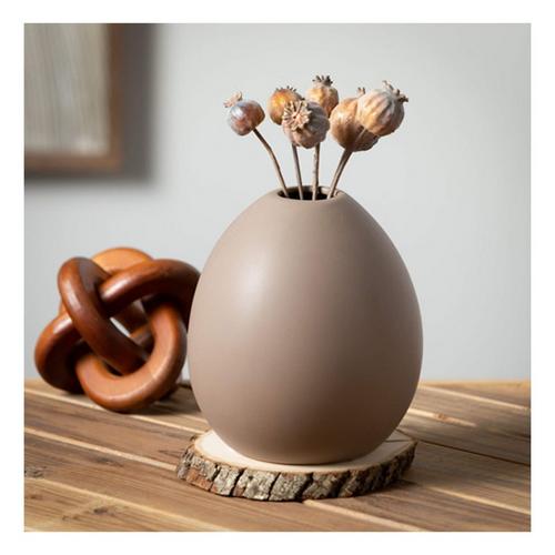 Sullivans Modern Matte Brown Vase - Primary Image