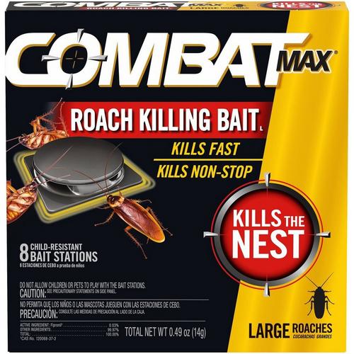 Combat Max Roach Killing Bait - 8 Bait Stations - Primary Image