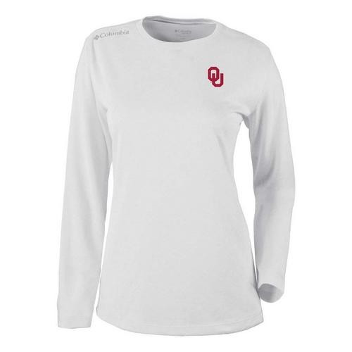 Columbia Women's Oklahoma Sooners Shotgun Long Sleeve T-Shirt - Primary Image