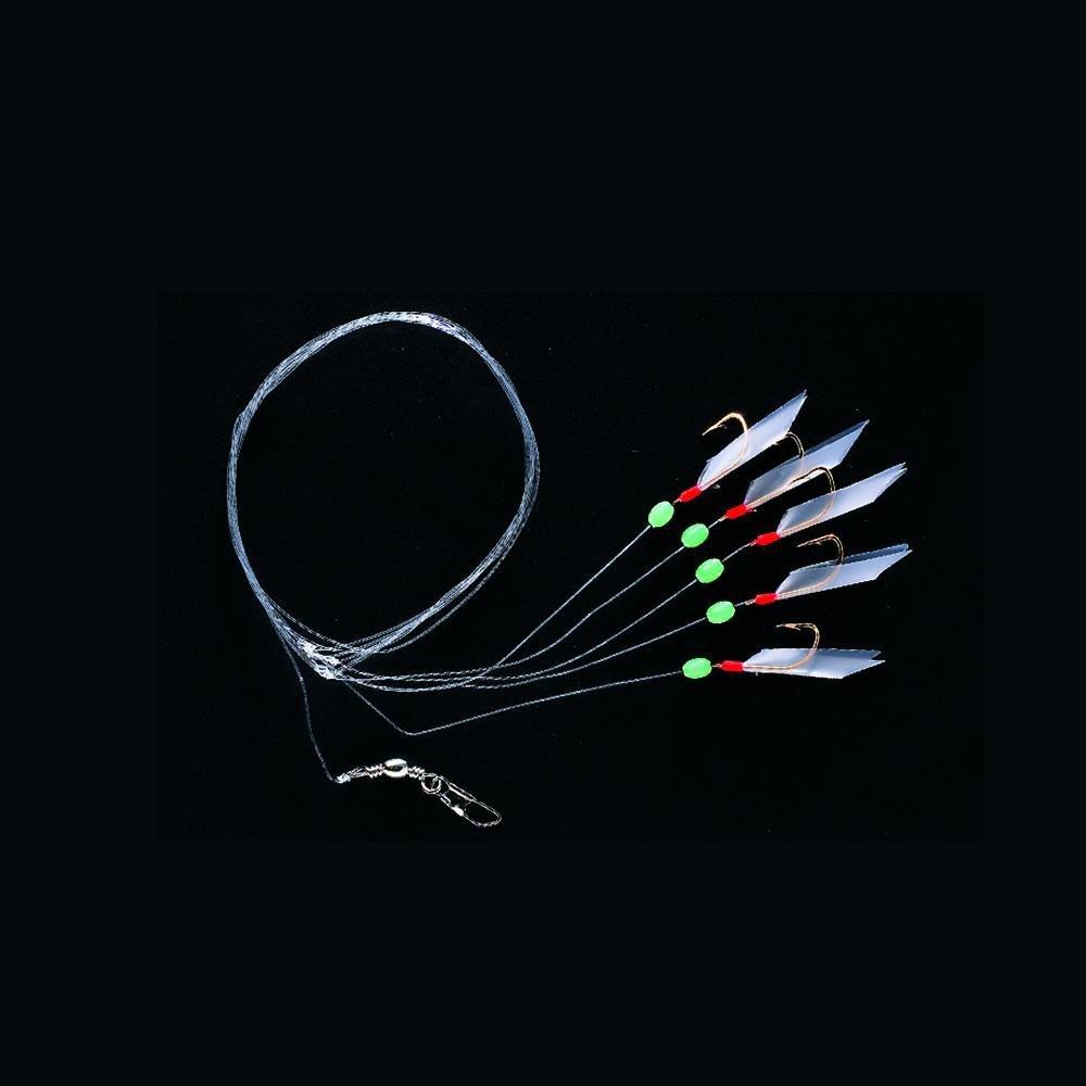 Mustad Piscator Rig - 8 - White/Red