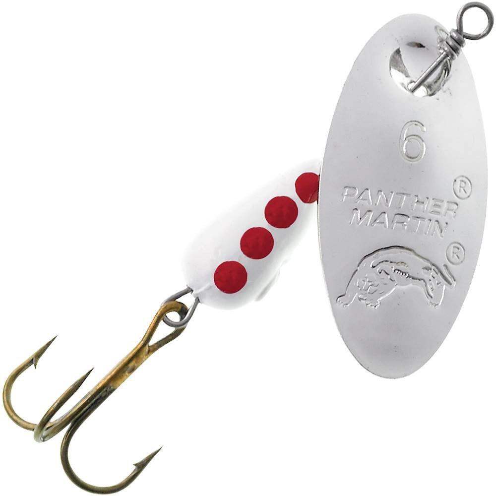 Silver White Red - Panther Martin Classic