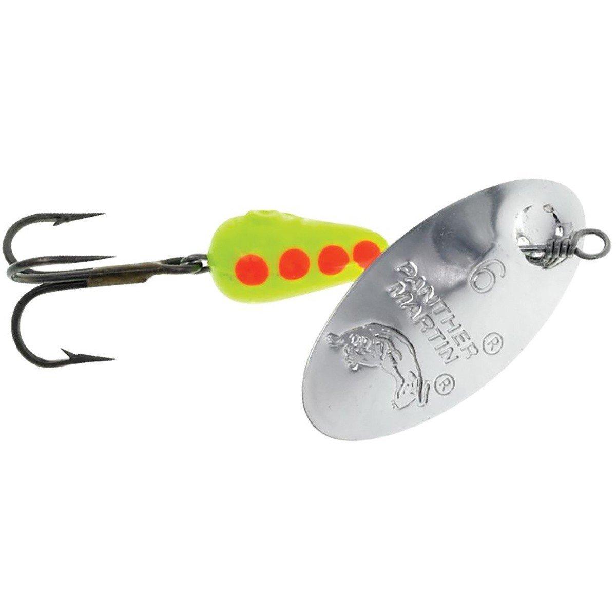 Silver Chartreuse Orange - Panther Martin Classic