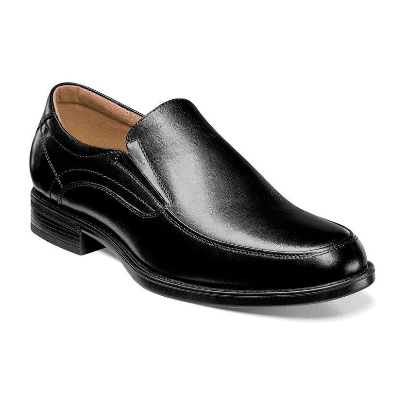 Florsheim Shoes Midtown Moc Toe Slip On Black Size 10.5