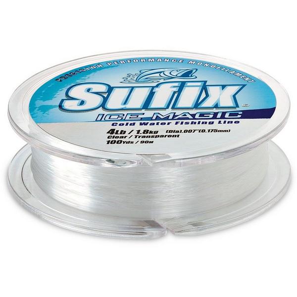 SUFIX Magic 2lb Monofilament Ice Fishing Line Clear