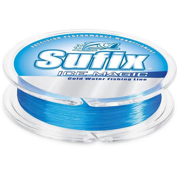 SUFIX Magic 2lb Monofilament Ice Fishing Line Glacier Blue