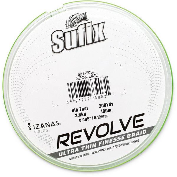 Sufix Revolve Braided Fishing Line Lime