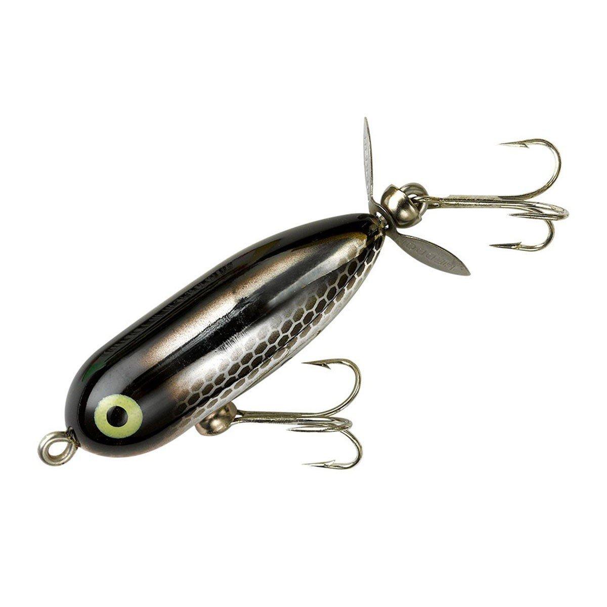 6196::Black Shiner - Heddon Tiny Torpedo