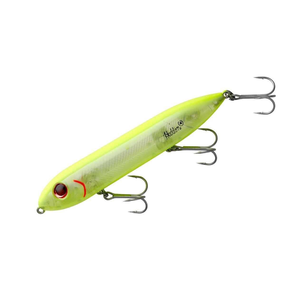15802::Chartreuse Silver Insert - Heddon Super Spook
