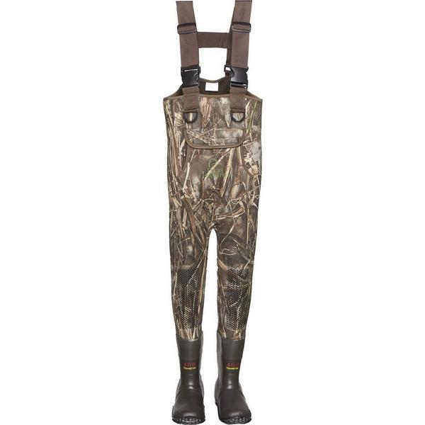Youth Ducks Unlimited Bufflehead Waders Big Kids 3 Realtree MAX-7
