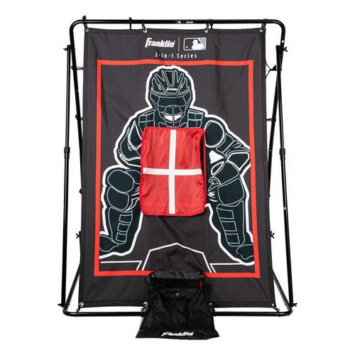 Franklin Sports MLB 2-in-1 Catcher's Target & Return Net - Primary Image