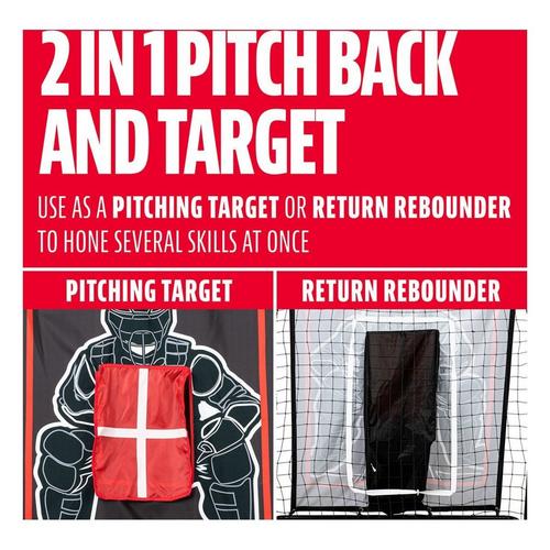 Franklin Sports MLB 2-in-1 Catcher's Target & Return Net - Primary Image
