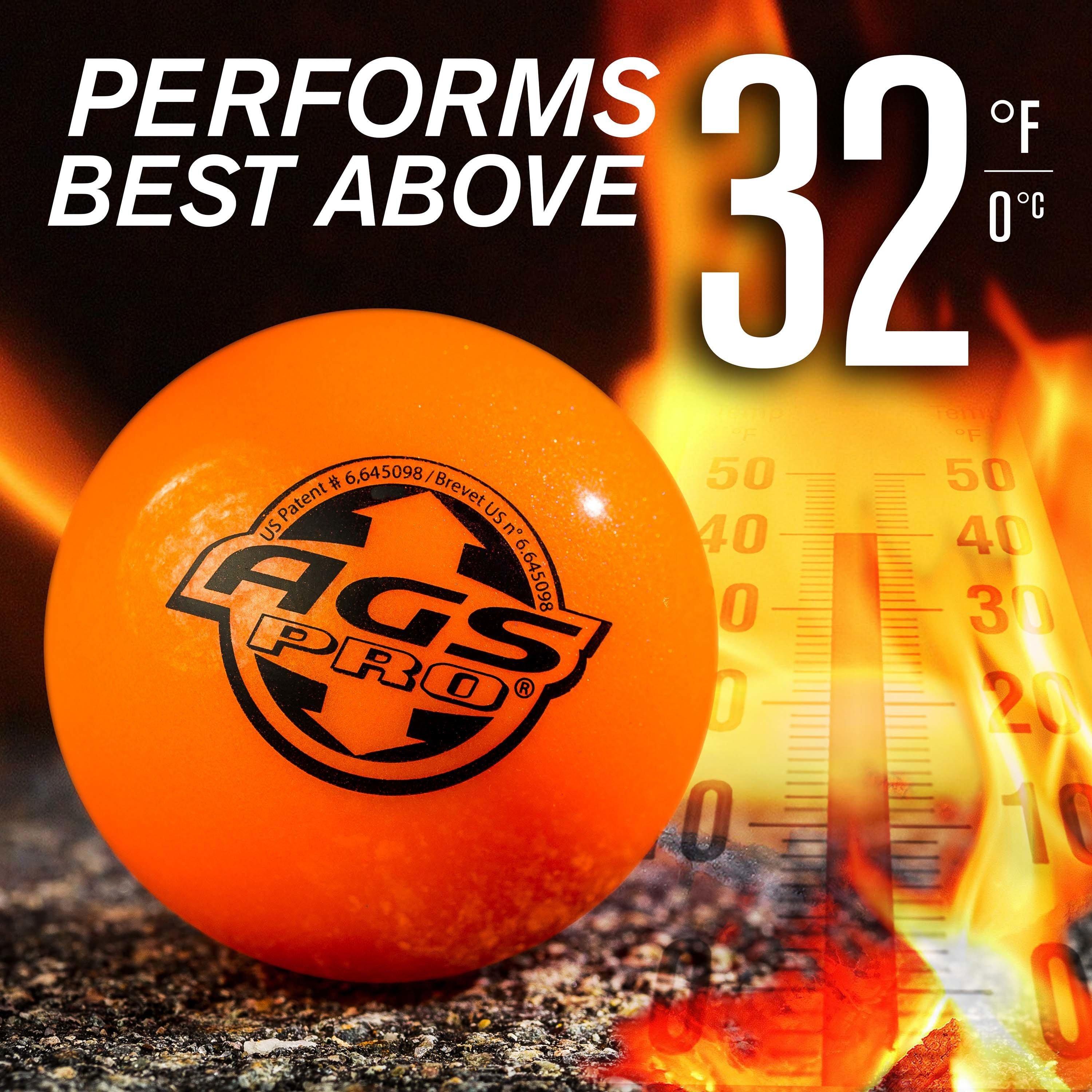 Franklin Sports AGS Pro Street Hockey Ball - Thumbnail 4