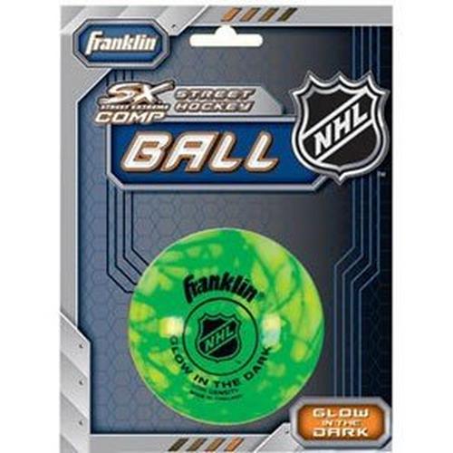 Franklin Sports Glow-In-The-Dark Street-Roller Hockey Ball - Primary Image