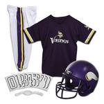 Franklin Sports Minnesota Vikings Deluxe Football Uniform Set - Thumbnail 1 of 9