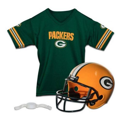 Franklin Sports Kids' Green Bay Packers Jersey & Helmet Set - Primary Image
