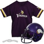 Franklin Sports Kids' Minnesota Vikings Jersey and Helmet Set - Thumbnail 1 of 2