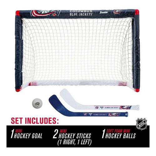 Franklin Sports NHL Columbus Blue Jackets Mini Hockey Set - Primary Image