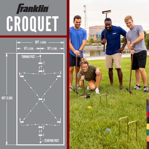 Franklin Sports Expert Croquet Set - Primary Image