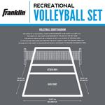 Franklin Sports Recreational Volleyball Set - Thumbnail 6 of 6