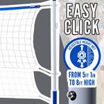 Franklin Sports Recreational Badminton & Volleyball Set - Thumbnail 4 of 9