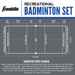 Franklin Sports Recreational Badminton & Volleyball Set - Thumbnail 8 of 9