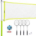 Franklin Sports Advanced Badminton & Volleyball Set - Thumbnail 1 of 9