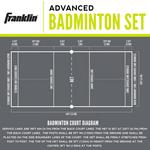 Franklin Sports Advanced Badminton & Volleyball Set - Thumbnail 8 of 9