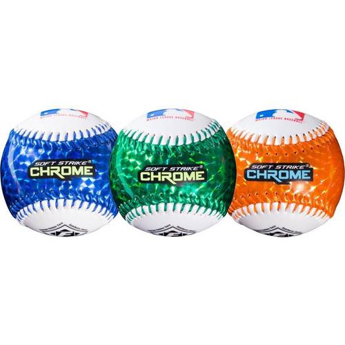 Franklin Soft Strike Chrome Baseball - Primary Image