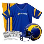 Franklin Sports Los Angeles Rams Deluxe Football Uniform Set - Thumbnail 1 of 8