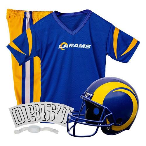 Franklin Sports Los Angeles Rams Deluxe Football Uniform Set - Primary Image