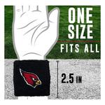 Arizona Cardinals 2.5" 2-Pack Wristbands - Thumbnail 2 of 3