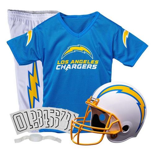 Franklin Sports Los Angeles Chargers Deluxe Football Uniform Set - Primary Image