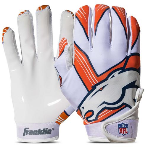 Franklin NFL Denver Broncos Youth Football Receiver Gloves - Primary Image