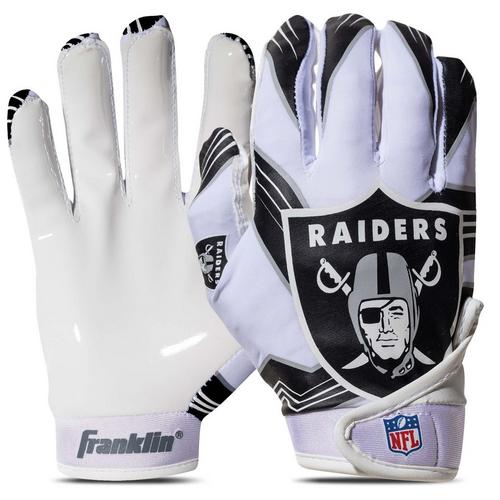 Franklin NFL Las Vegas Raiders Youth Football Receiver Gloves - Primary Image