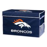 Franklin Sports Denver Broncos Collapsible Footlocker Storage Bin - Thumbnail 1 of 2