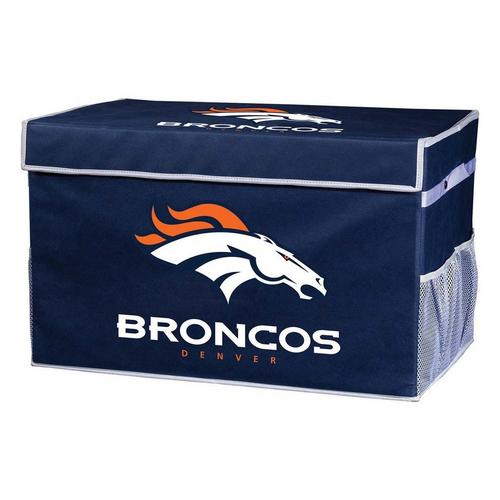 Franklin Sports Denver Broncos Collapsible Footlocker Storage Bin - Primary Image